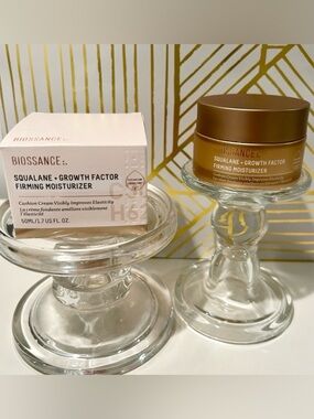 ✨ Biossance Squalane + Growth Factor Firming Moisturizer – Full Size 1.7 oz NIB